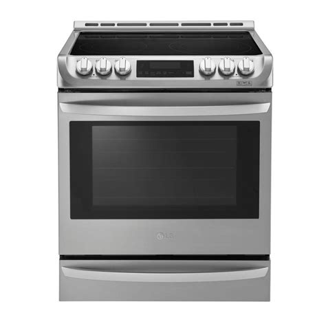 lg stainless steel stove electric